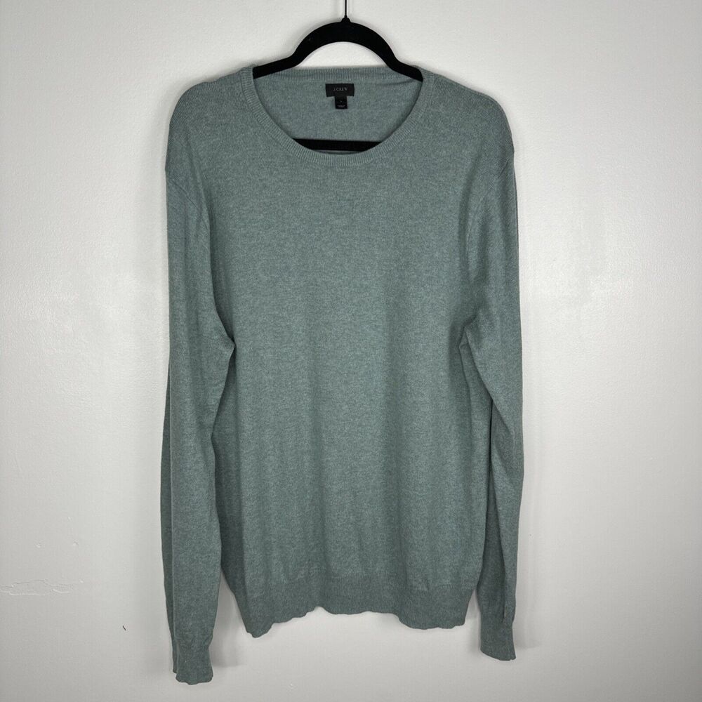 J.Crew Men’s Sweater Cotton Cashmere Blend Size Large